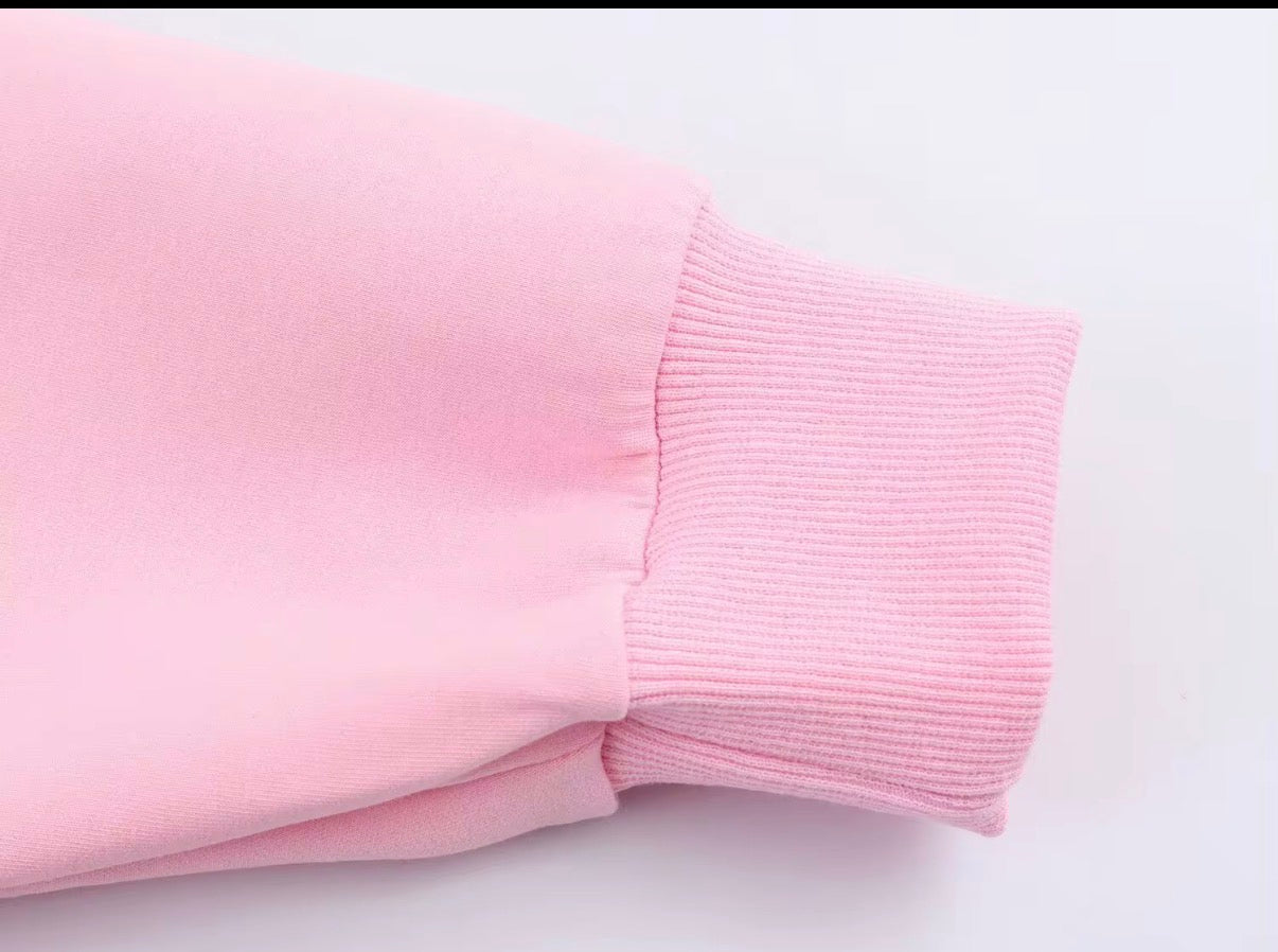 Haut de jogging rose