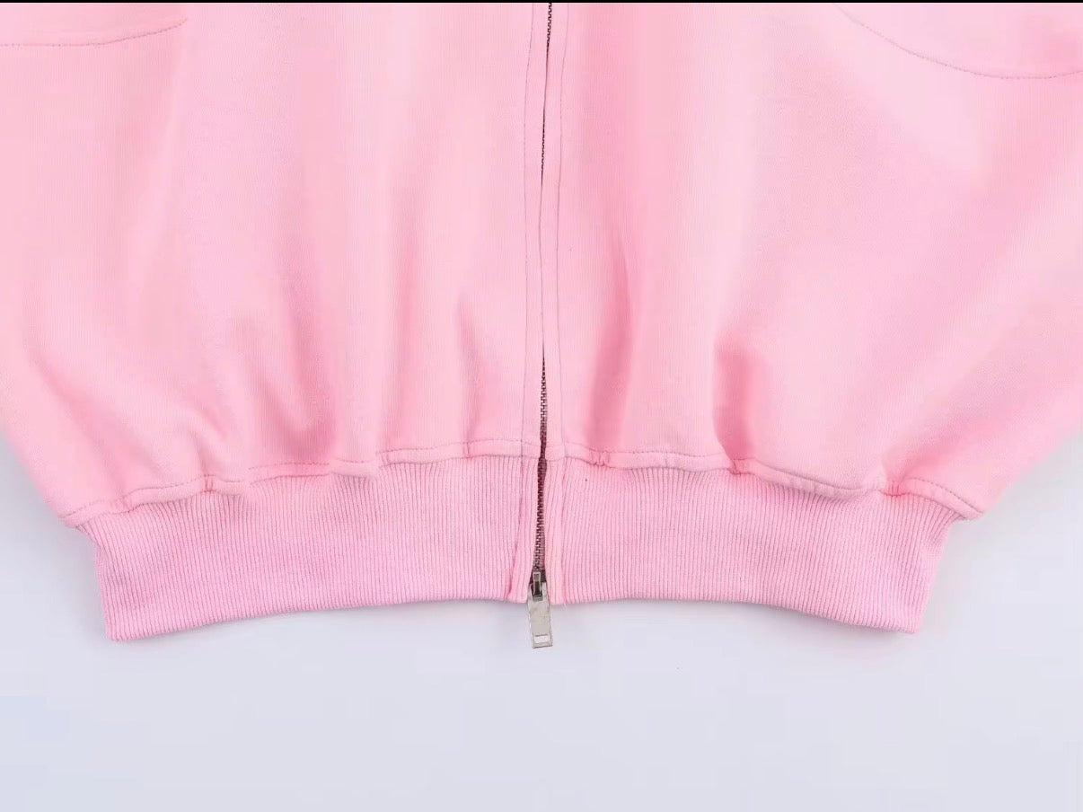 Haut de jogging rose