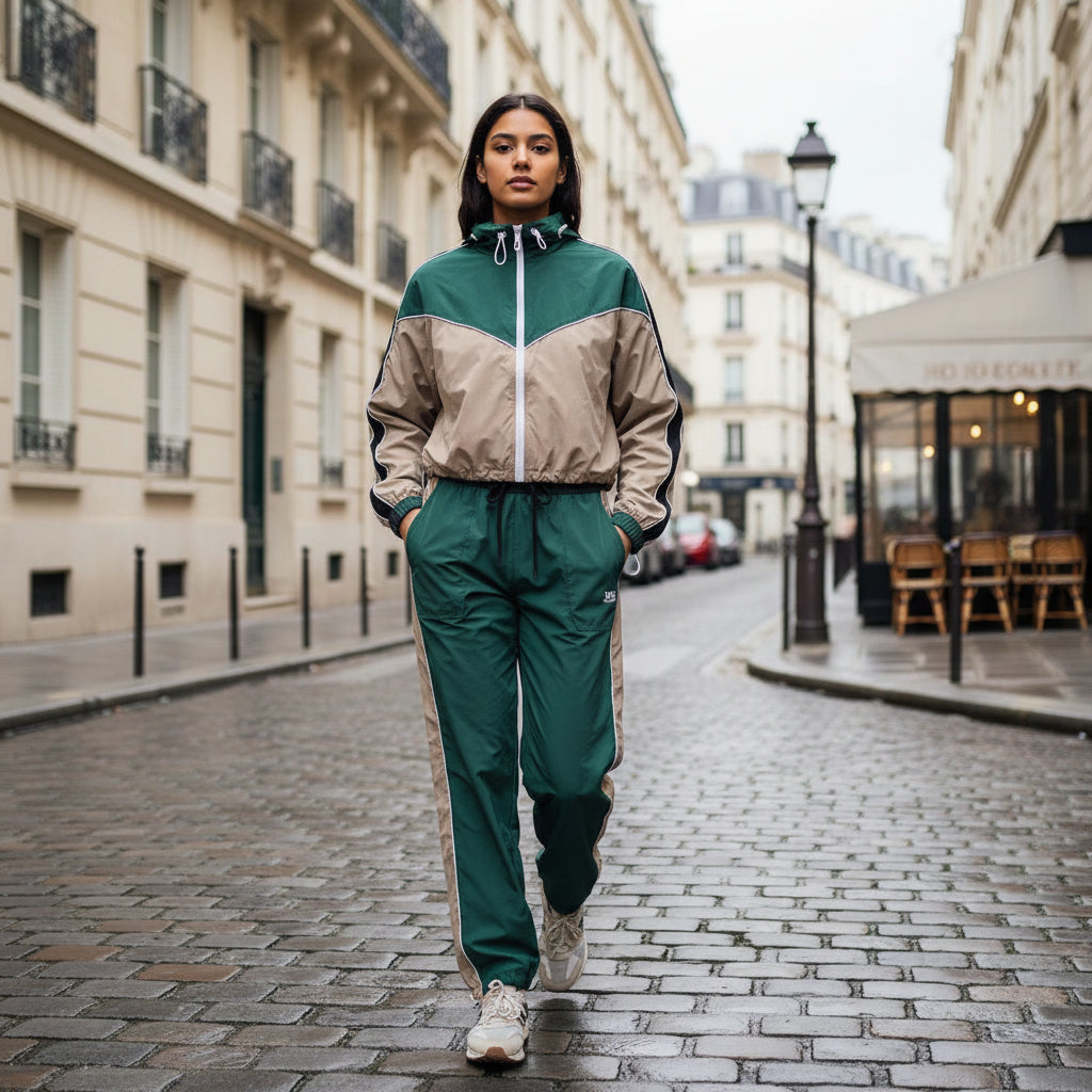 Veste survêtement vert